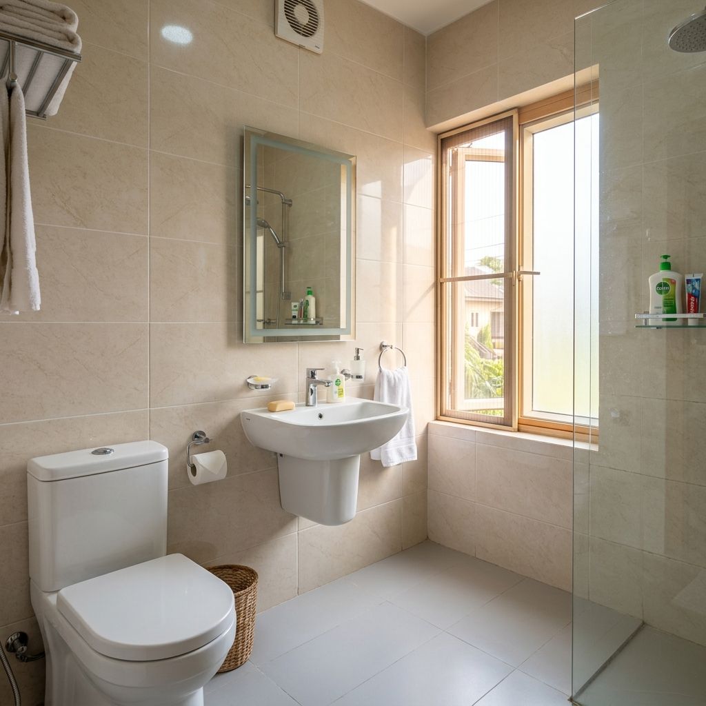 Clean Modern Bathroom